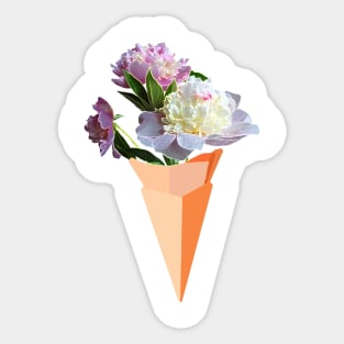 Bouquet Ice Cream Sticker